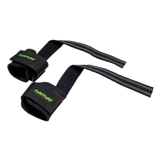 Tunturi gepolsterte Profi Lifting Straps Zughilfen Schwarz