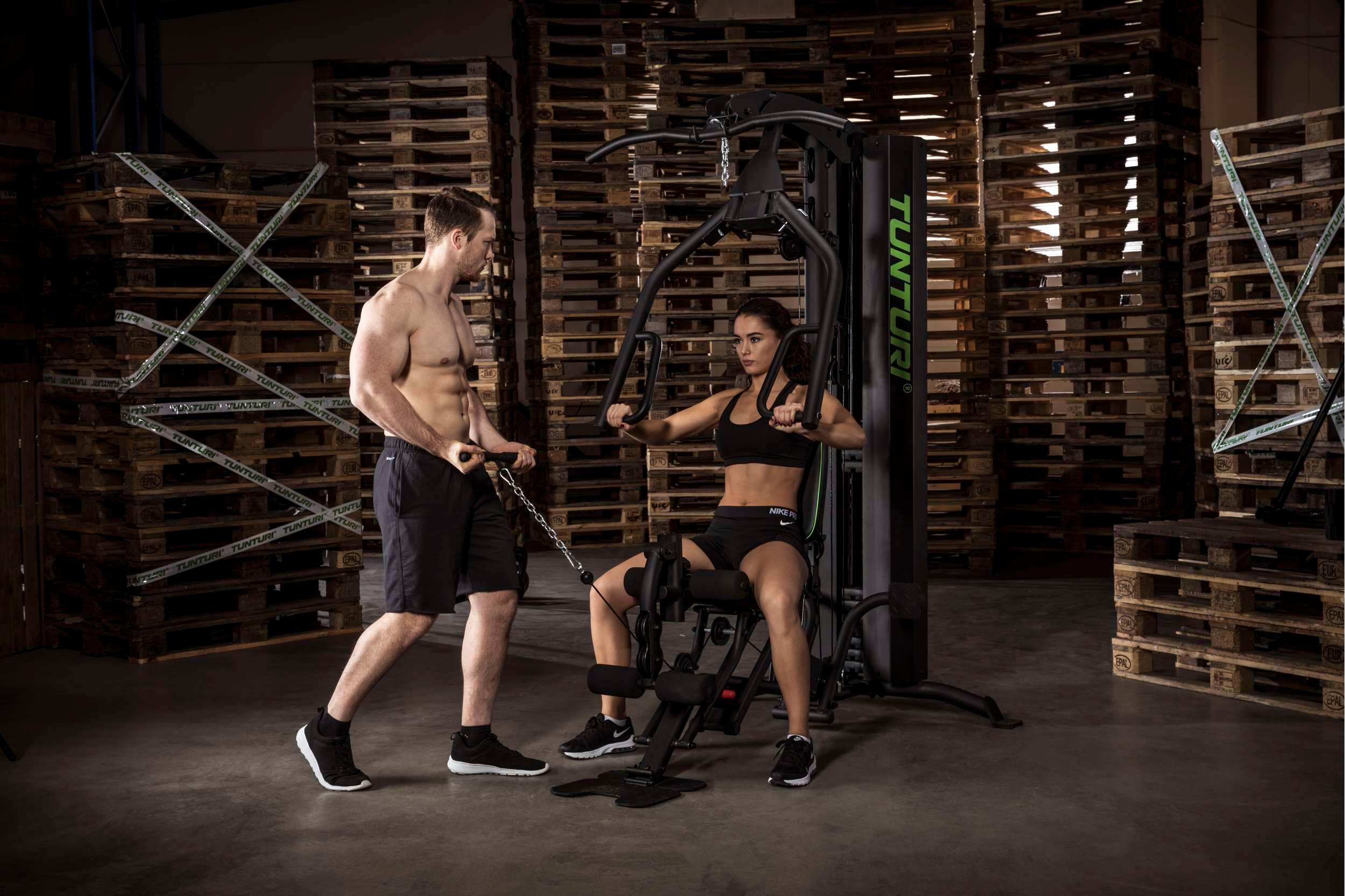 Station de musculation - Home Gym 7-70 kg avec Leg Press - HG60 4/8