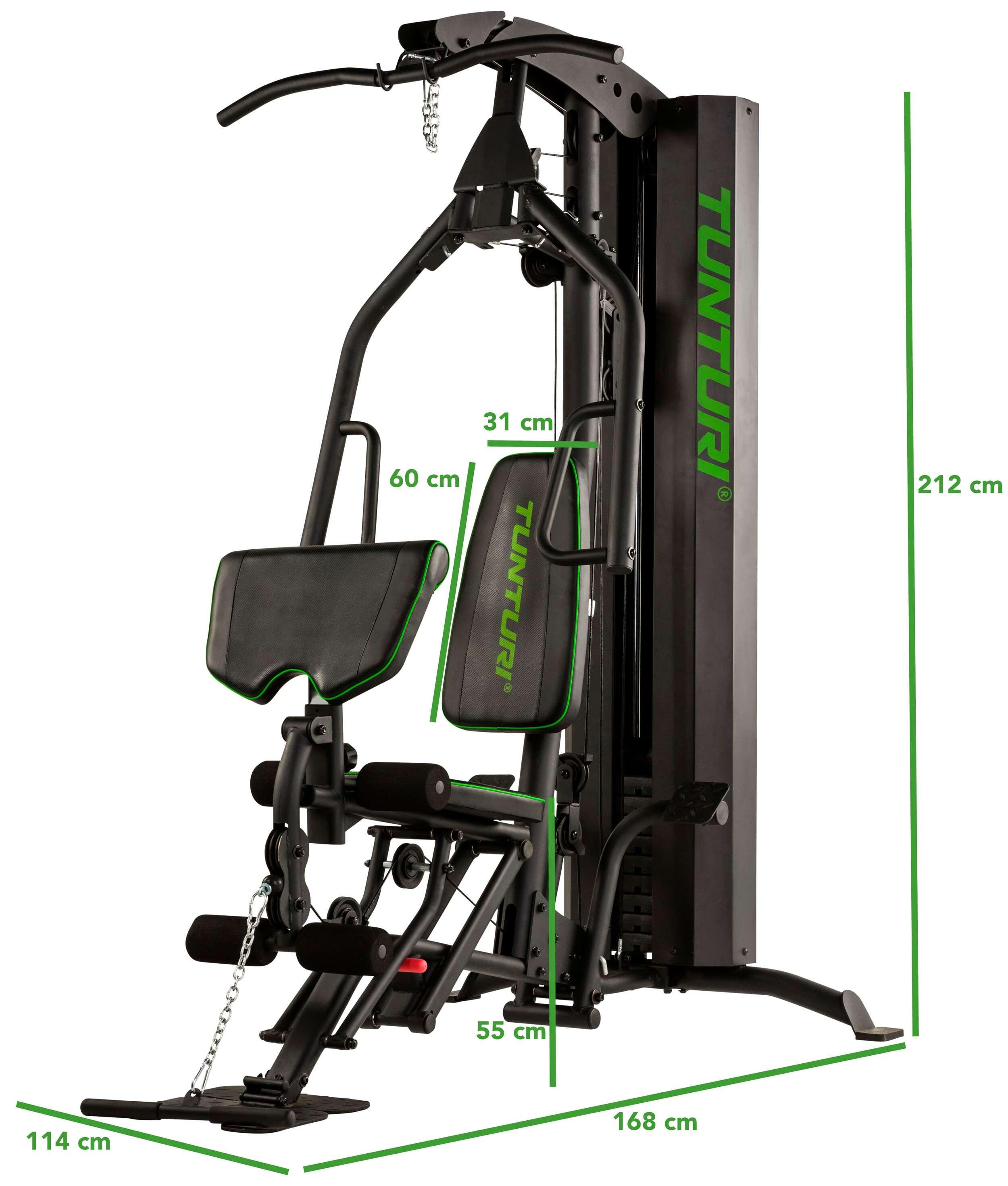 Station de musculation - Home Gym 7-70 kg avec Leg Press - HG60 3/8