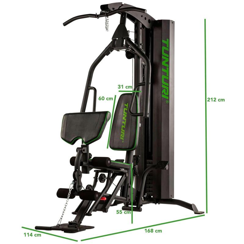 Aparat Multifunctional Tunturi HG60 Home Gym- Reglabil, Stiva 70Kg