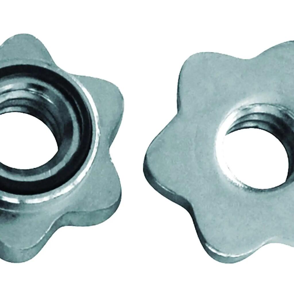 Tunturi Screw Collars 30 mm Chrome-Plated Steel, Set of 2