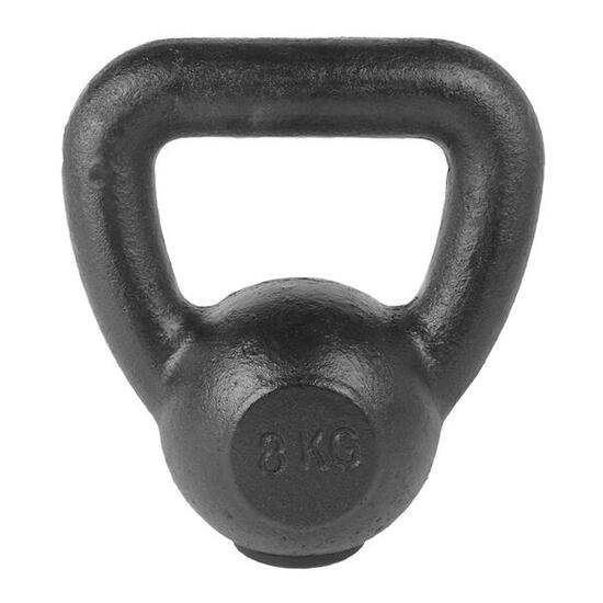 Kugelhantel aus Gusseisen - mit Gummiboden - Kettlebell