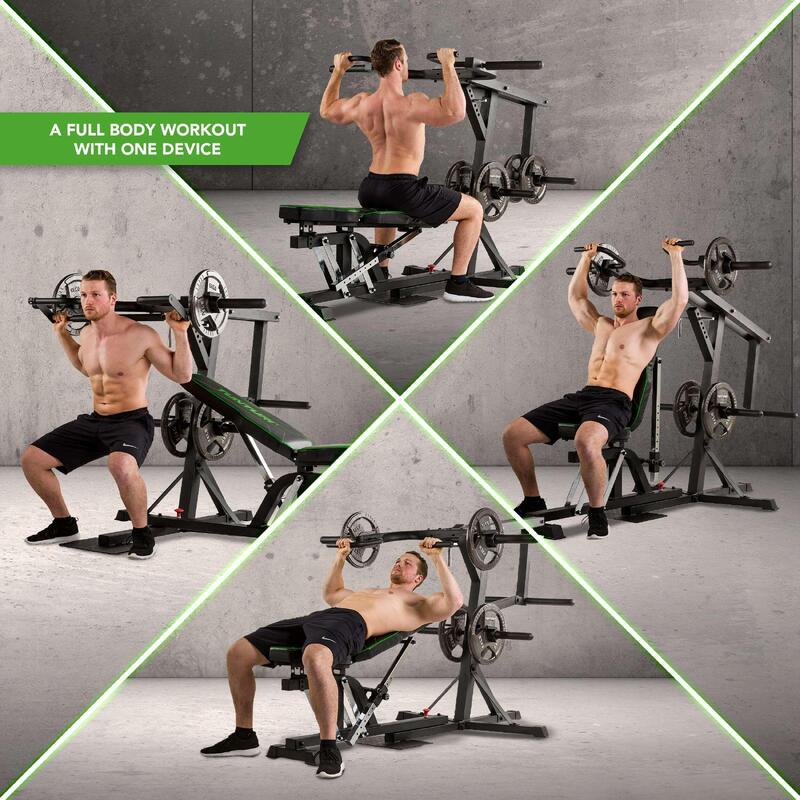 Aparat Multifunctional Tunturi WT80 Leverage Gym- Reglabil, Discuri 30/50 mm