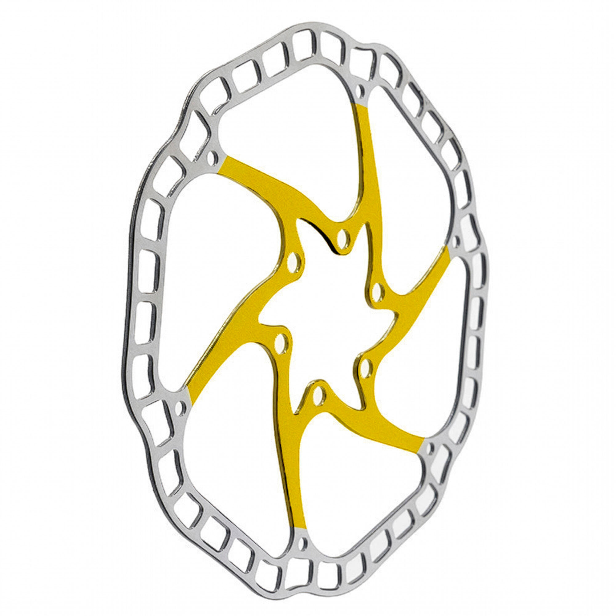 Disco de freno EWD001 140mm 6H amarillo 3/4