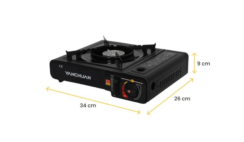 Réchaud à Gaz Portable avec Mallette 2/5