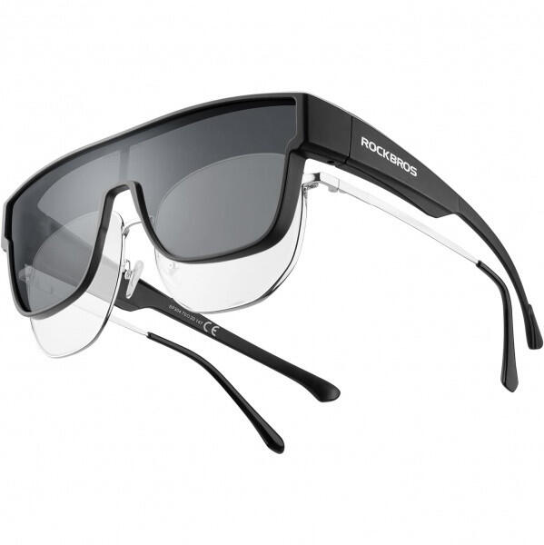 Okulary rowerowe / sportowe z polaryzacją ROCKBROS UV400 (14130003001) czarne 7/7