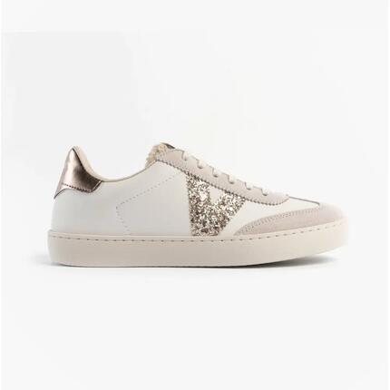 Baskets sport femme - Effet cuir et borreguito - BERLIN CICLISTA - Blanc