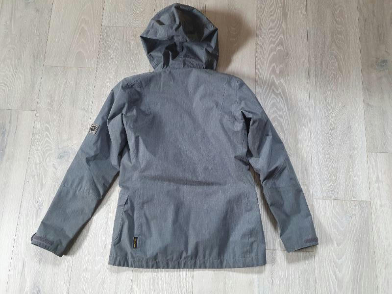 Tussen Particulieren - Donkergrijze regenjas Jack Wolfskin maat S 2/3