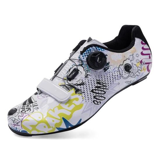 Chaussures de vélo de route - Unisexe - Basikuite - blanc