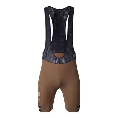 Fietsbroek met bretels - heren - dante - brown