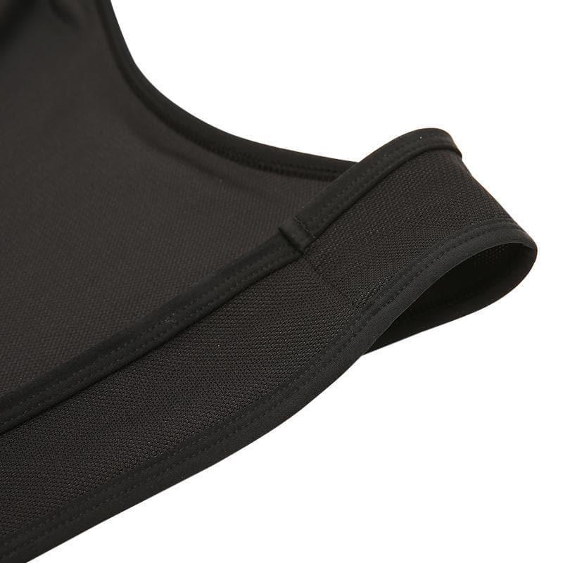 Fietsbroek met bretels - Heren - Qianto - zwart 6/7
