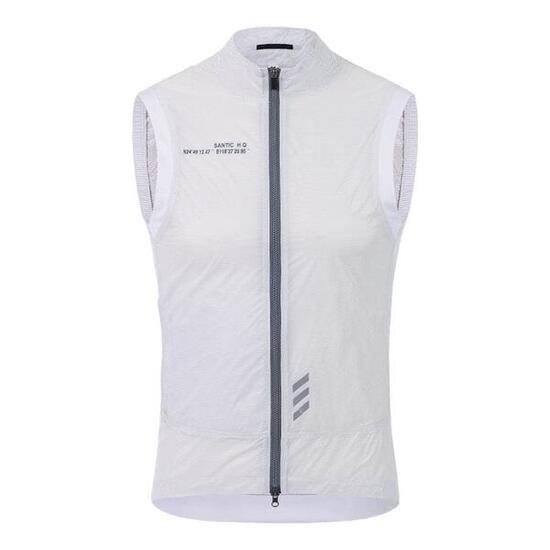 Winddicht vest - Unisex - Mario - wit