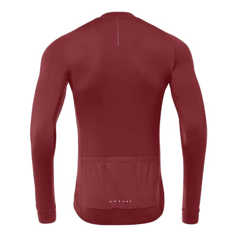 Maillot manches longues - Homme - Awani II - dark red 6/7