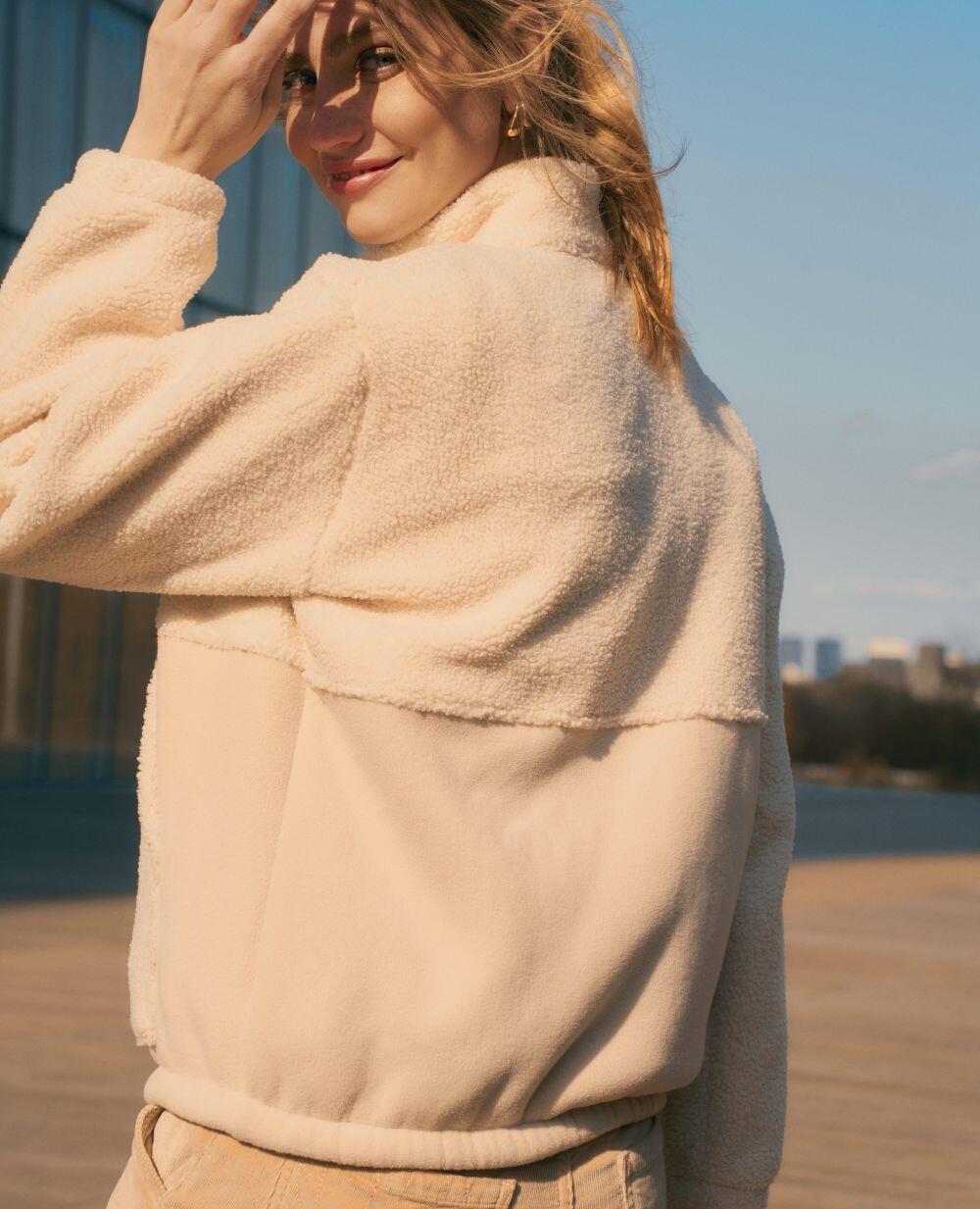 Veste polaire de grossesse et portage Sasha 4/5