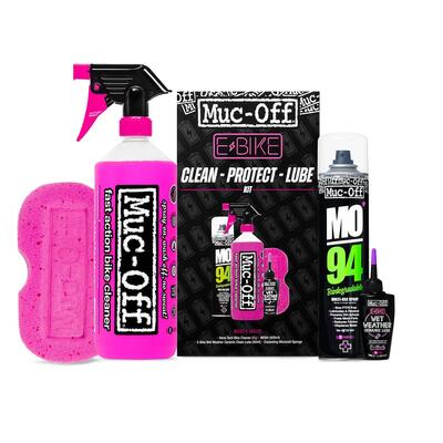 Muc-Off Kit Pulizia e Lubrificazione E-Bike 1 L + 400 ml + 50 ml