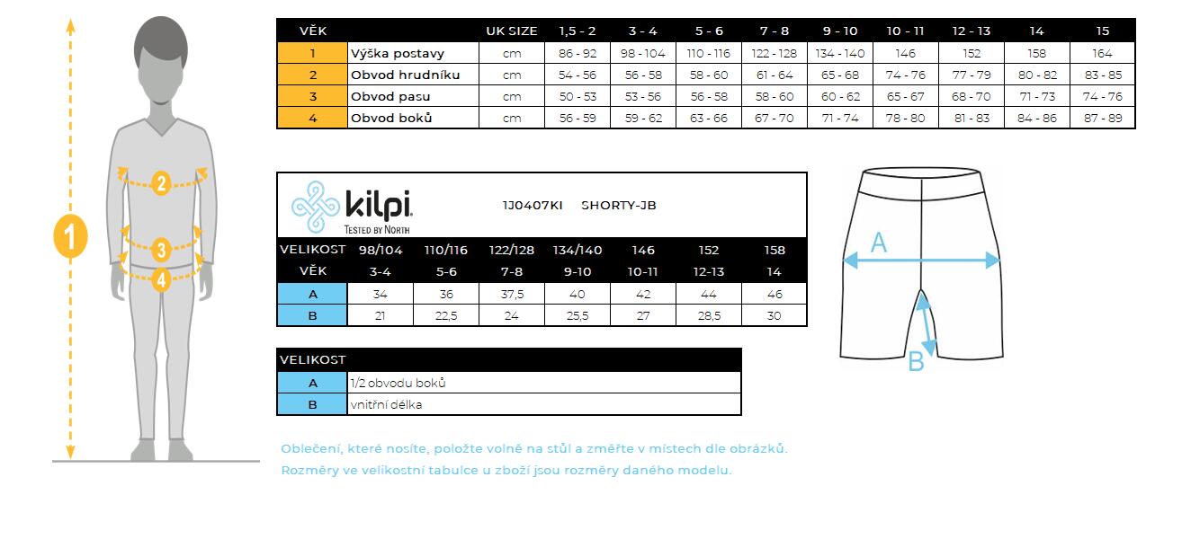 Short de survêtement pour garçon Kilpi SHORTY-JB 4/4