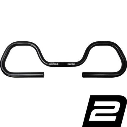 Ergotec Guidon arceau Contest Ø 25,4 mm 570 mm hauteur 42 mm 0° noir
