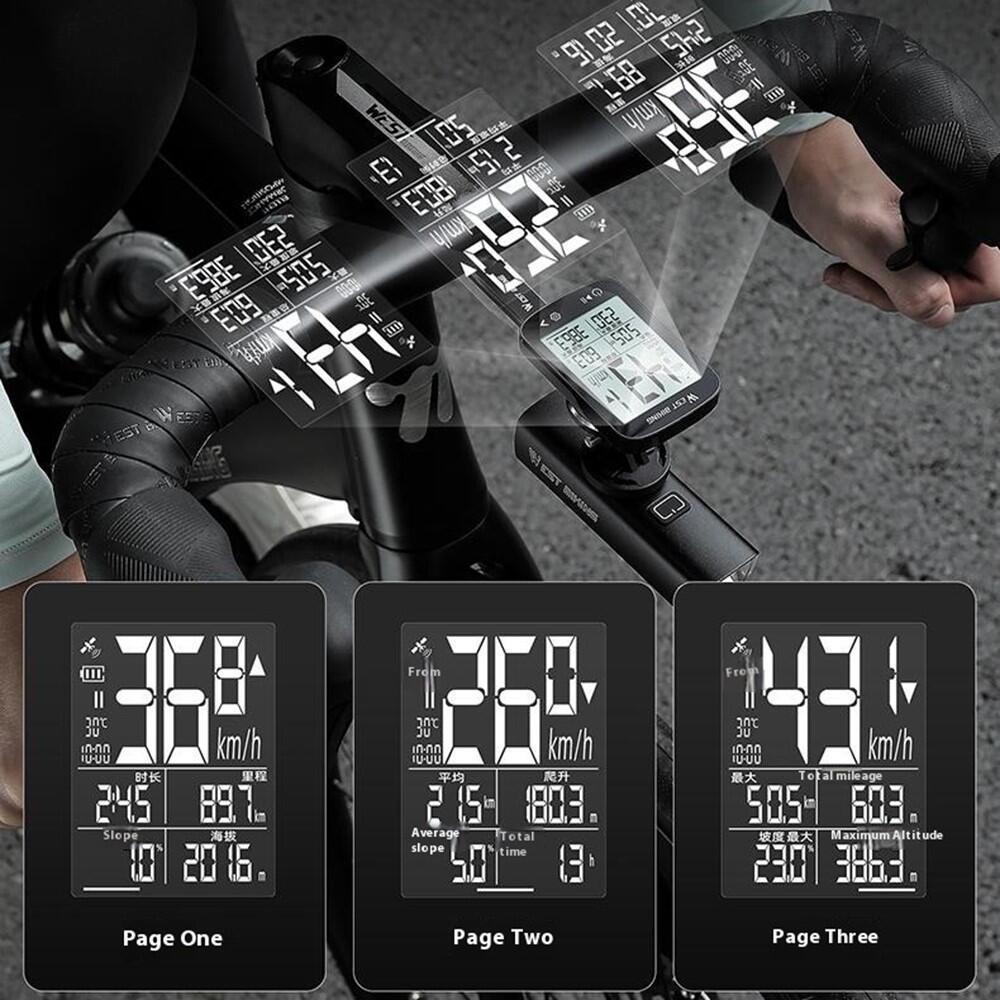 Compteur de Vélo Sans Fil - LCD - Vélo Ordinateur Compteur de Vitesse