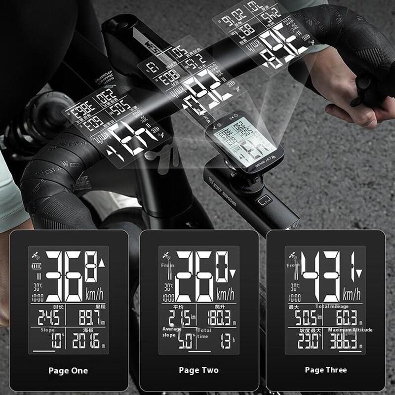Vitezometru GPS wireless pentru bicicletă WEST BIKING