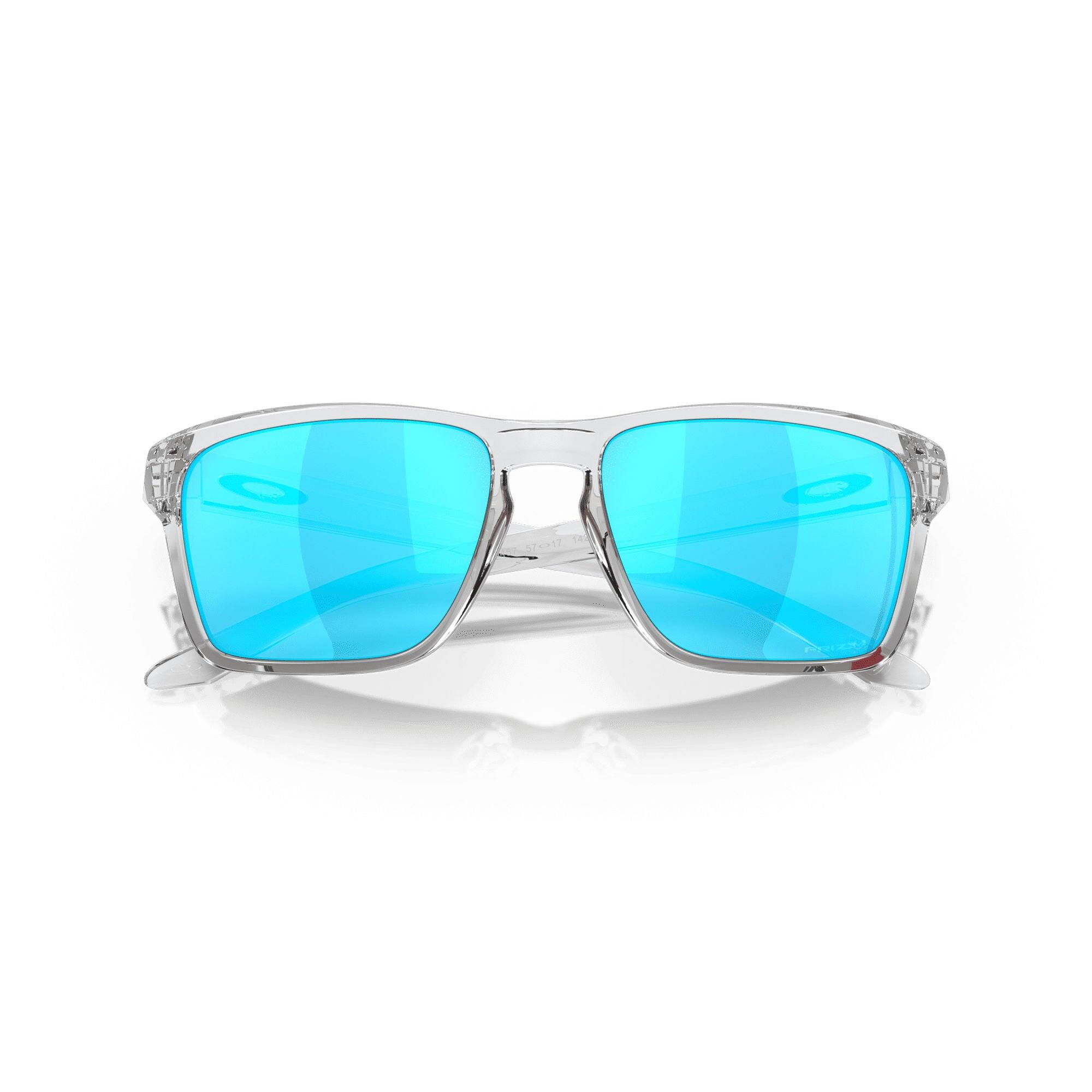 Oakley Sylas Polished Clear PRIZM Sapphire Sunglasses 5/7