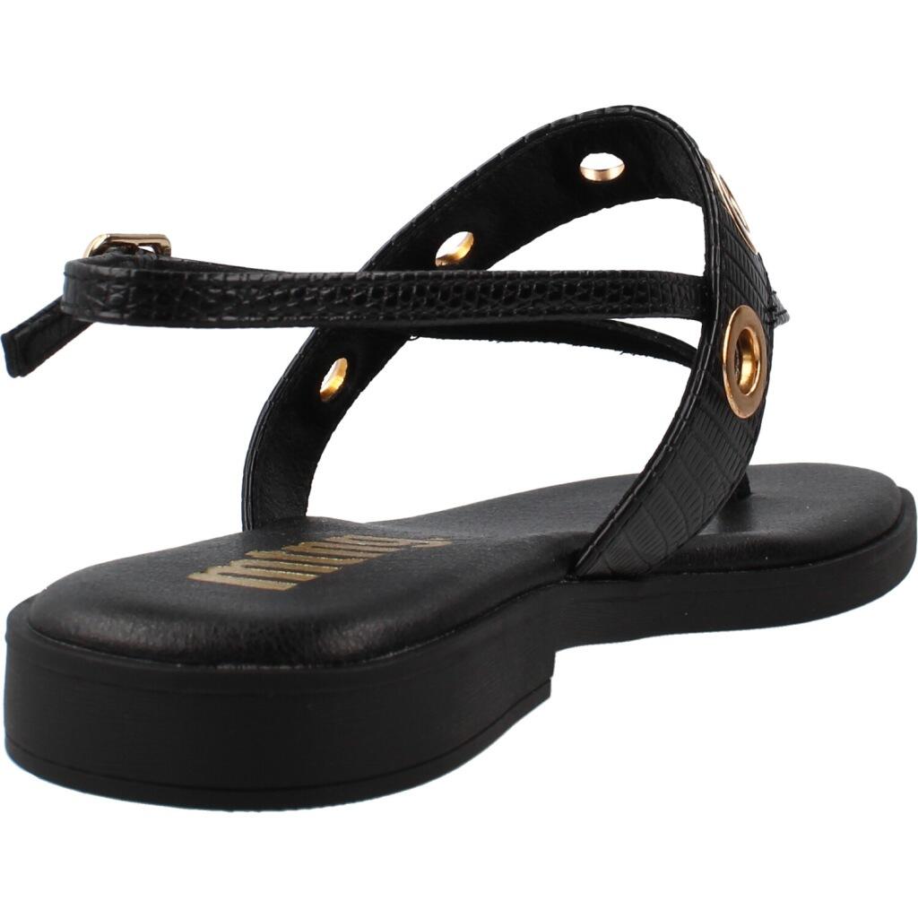 Sandales Plates Femme Mustang  Noir 3/5