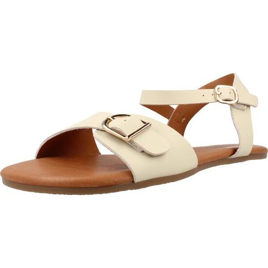 Sandalias Barefoot Mujer Mustang Beige