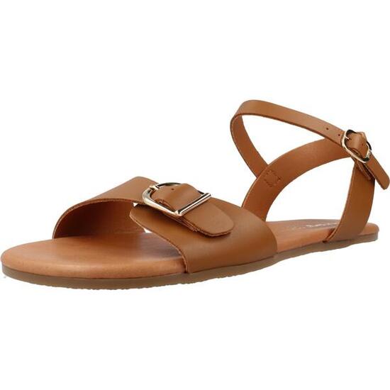 Sandalias Barefoot Mujer Mustang Marrón