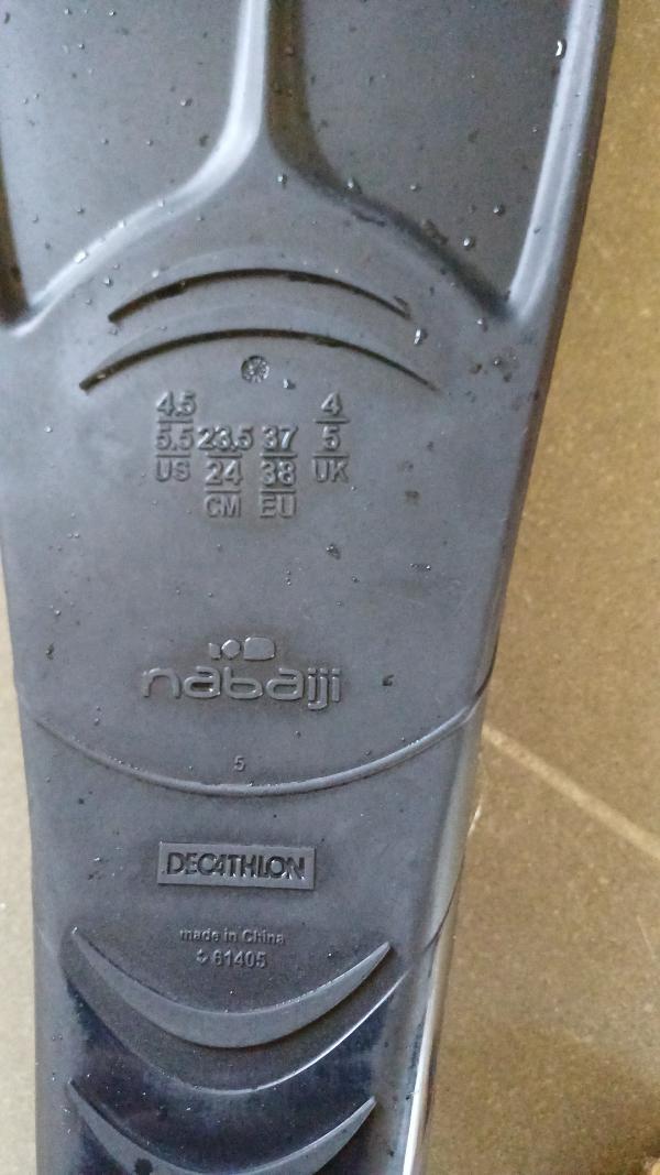 Entre Particuliers - Palmes de natation taille 37-38 3/3