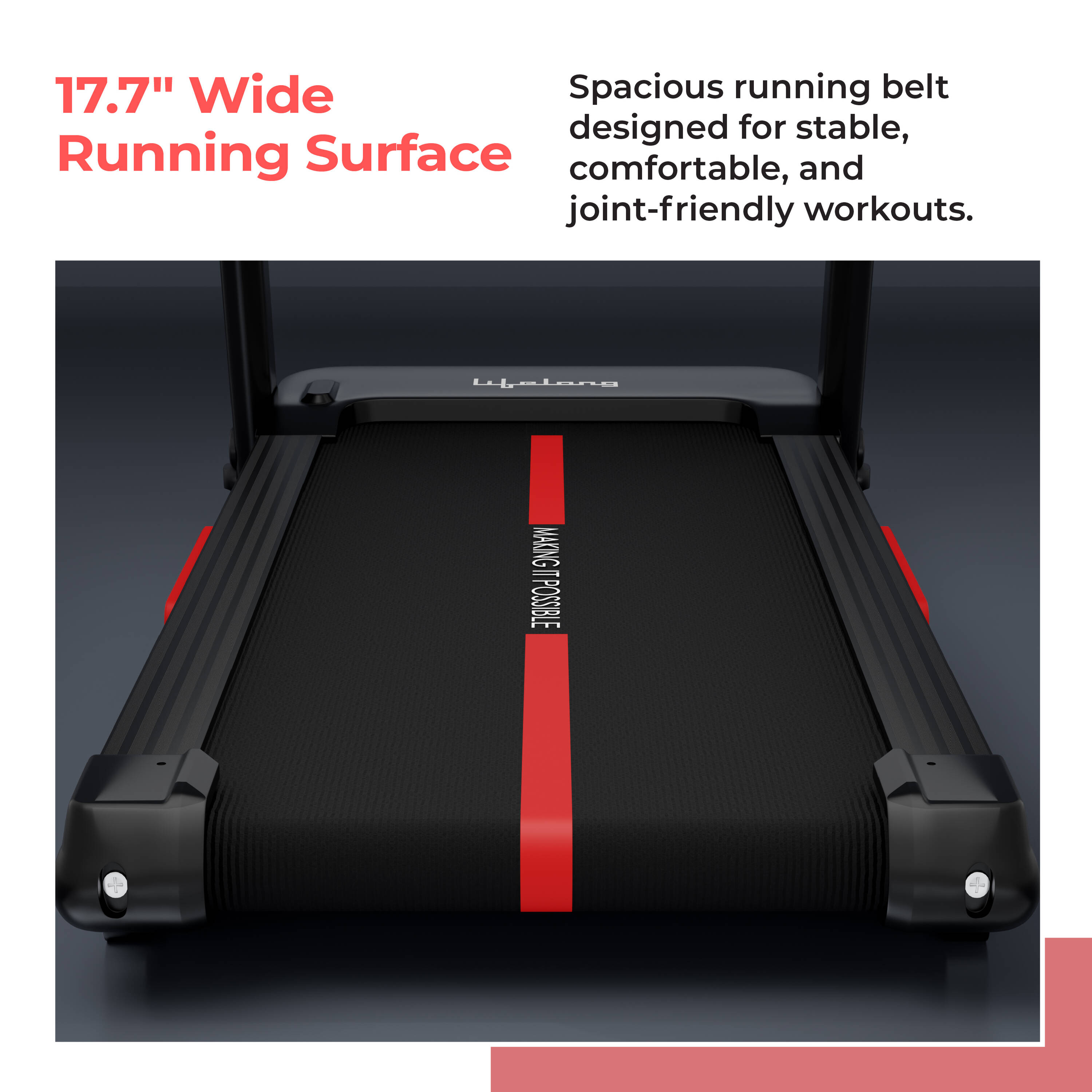 Lifelong 6HP Motorized Treadmill| 25 Levels Auto Incline | LED Display| Foldable | Max Speed 15 km/h | 150 kg Capacity | Brushless Motor Treadmill for Home Workouts | Bluetooth Speaker & FitShow App -  4