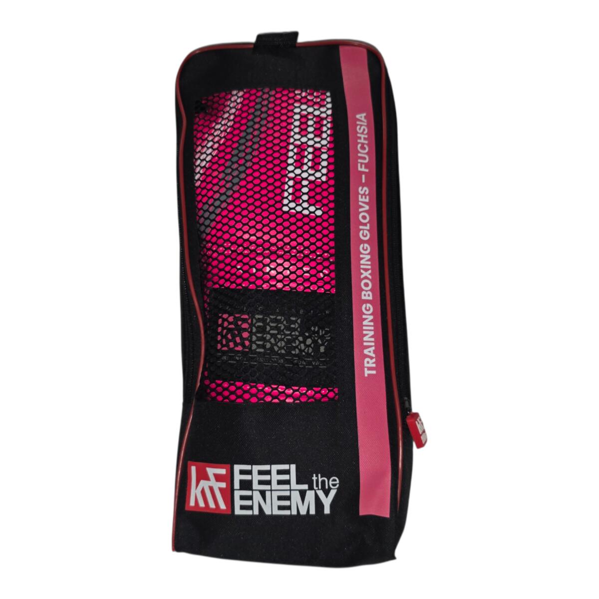 FEEL the ENEMY GUANTES AIRTECH 12OZ rosa-blanco-gris 6/6