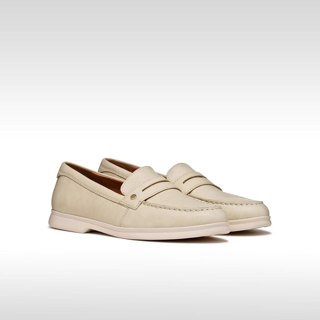 Mocassins Femme D XAND 3 Blanc Cassé 4/7