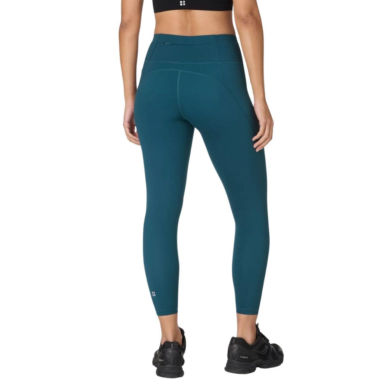 SWEATY BETTY Power Gym Leggings  DEEP GREEN L 3/7