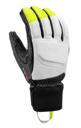 LEKI Leki Handschuhe Griffin Prime 3D white-ice lemon-graphite