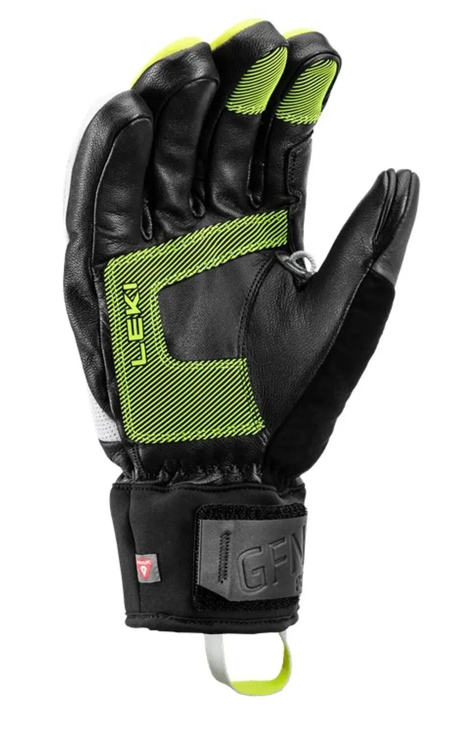 LEKI Leki Handschuhe Griffin Prime 3D white-ice lemon-graphite 3/3