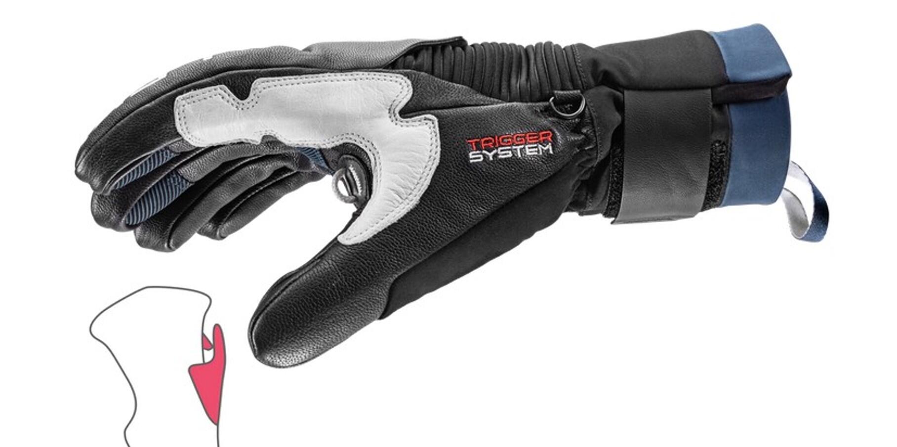 LEKI Leki Handschuhe Hevon Pro 3D black-marine 4/4