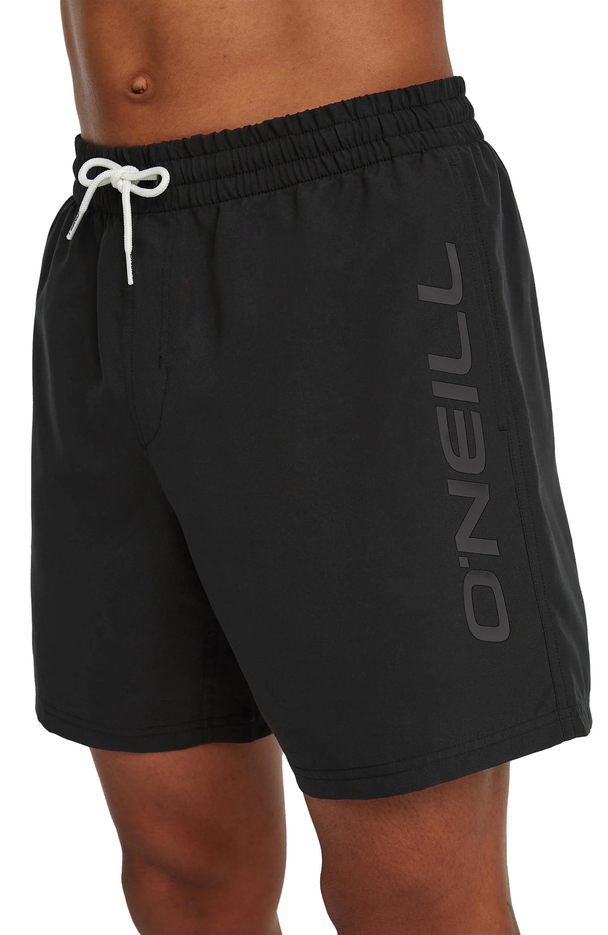 O'NEILL O'Neill Herren Badeshorts Logo 16" Badehose Black Out 3/4