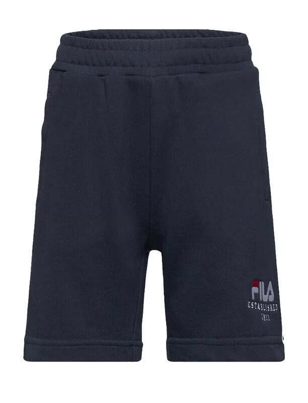 Pantaloncini Uomo Fila Valsera Sweat Shorts Cotone Regular Fit Blu XL 2/2