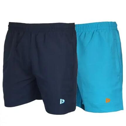 2-Pack Donnay Heren korte Sport/zwembroek Toon