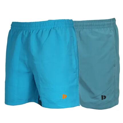 2-Pack Donnay Heren korte Sport/zwembroek Toon