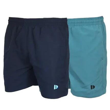 2-Pack Donnay Heren korte Sport/zwembroek Toon