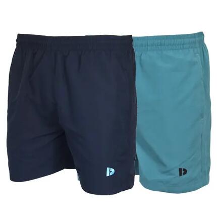 2-Pack Donnay Heren korte Sport/zwembroek Toon