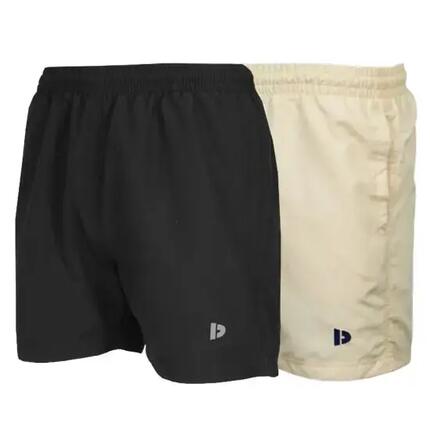 2-Pack Donnay Heren korte Sport/zwembroek Toon