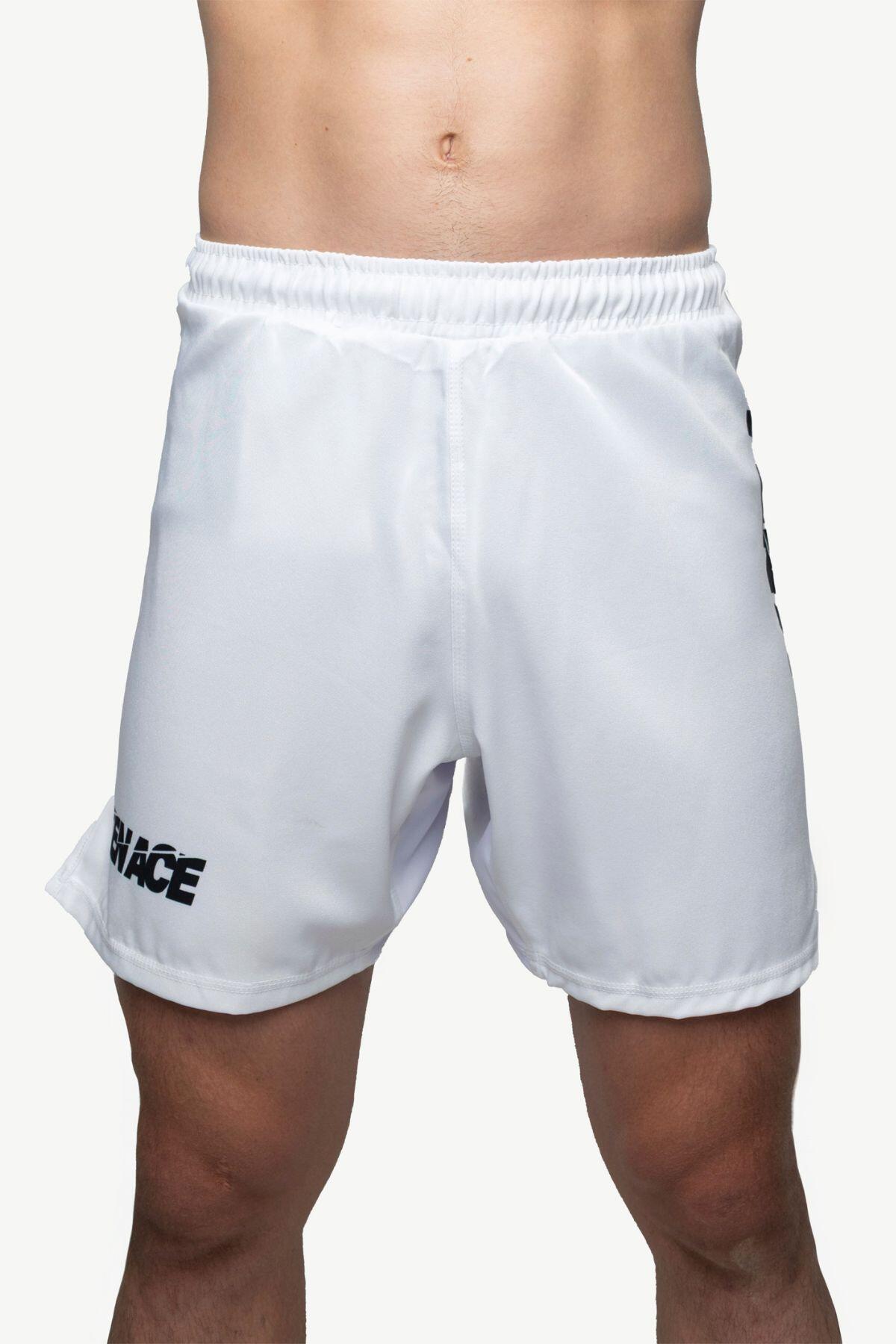 Tenace Calções sem velcro para MMA, BJJ e Grappling - Branco 5/5
