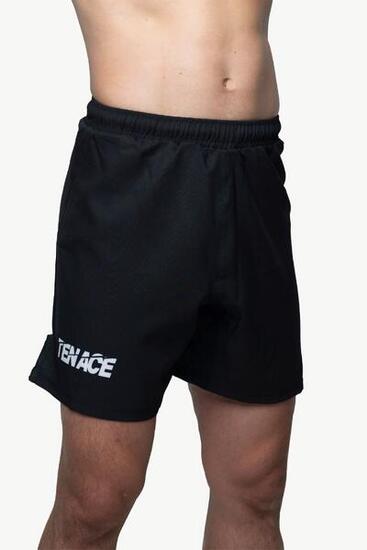 Tenace - Short sans velcro pour MMA, BJJ, grappling - Noir