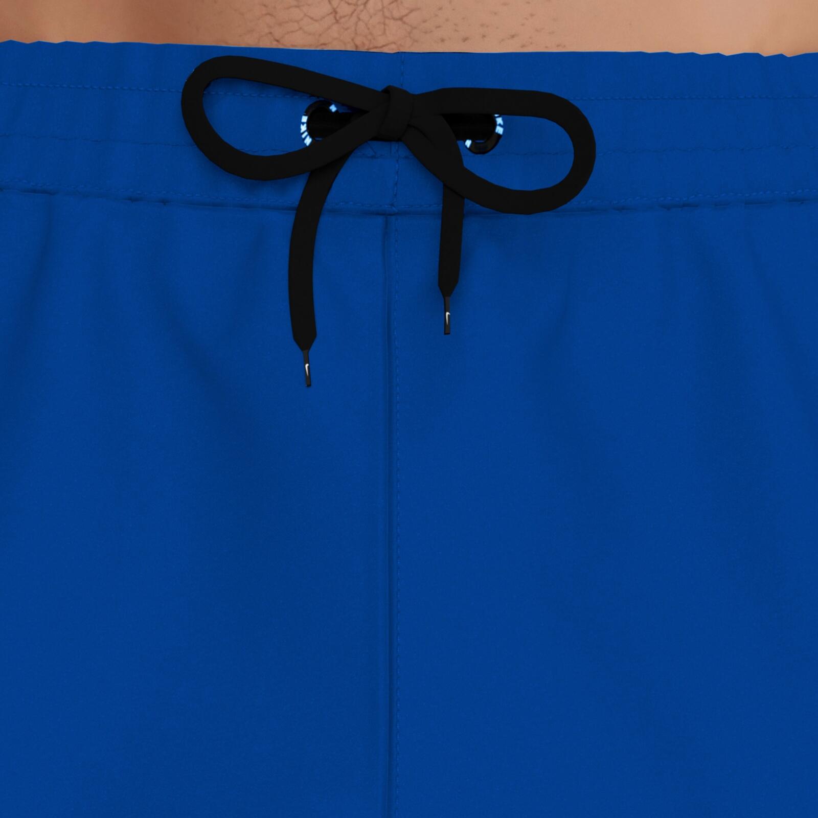 Nike Swim Contend Solid Essentials 5" Volley  Blu-Nero M 6/6
