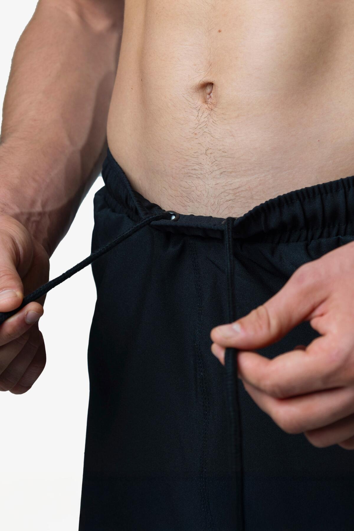 Tenace Calções sem velcro para MMA, BJJ, Grappling - Preto 3/4