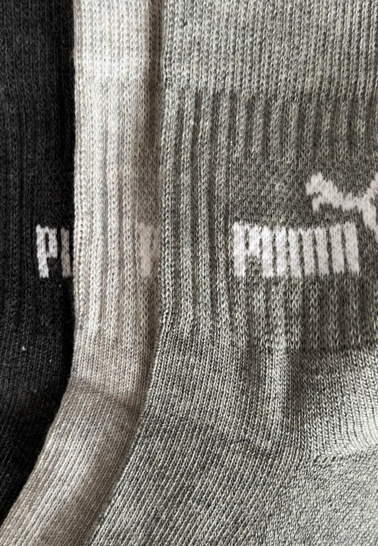 PUMA Puma ELEMENTS Short Crew Sportsocken 6-Pack Grey Melange 3/4