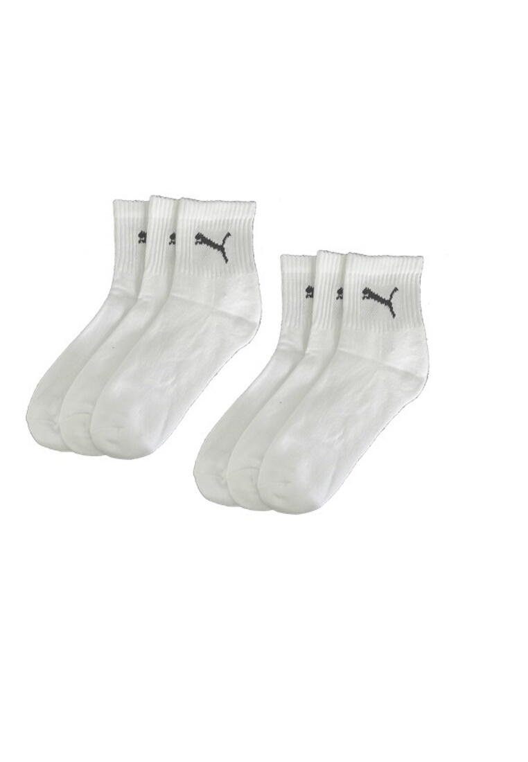 PUMA Puma Sportsocken Short Crew Socken Sport 6-Pack weiß 4/4