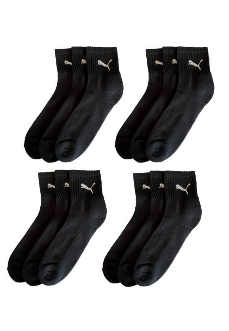 PUMA Puma Sportsocken Short Crew Socken Sport 12-Pack schwarz 4/4