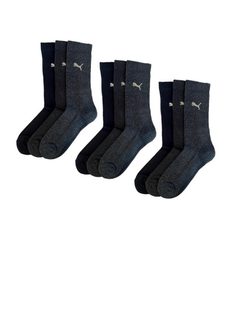 PUMA Puma Sportsocken Regular Crew Socken Sport 9-Pack denim 2/4